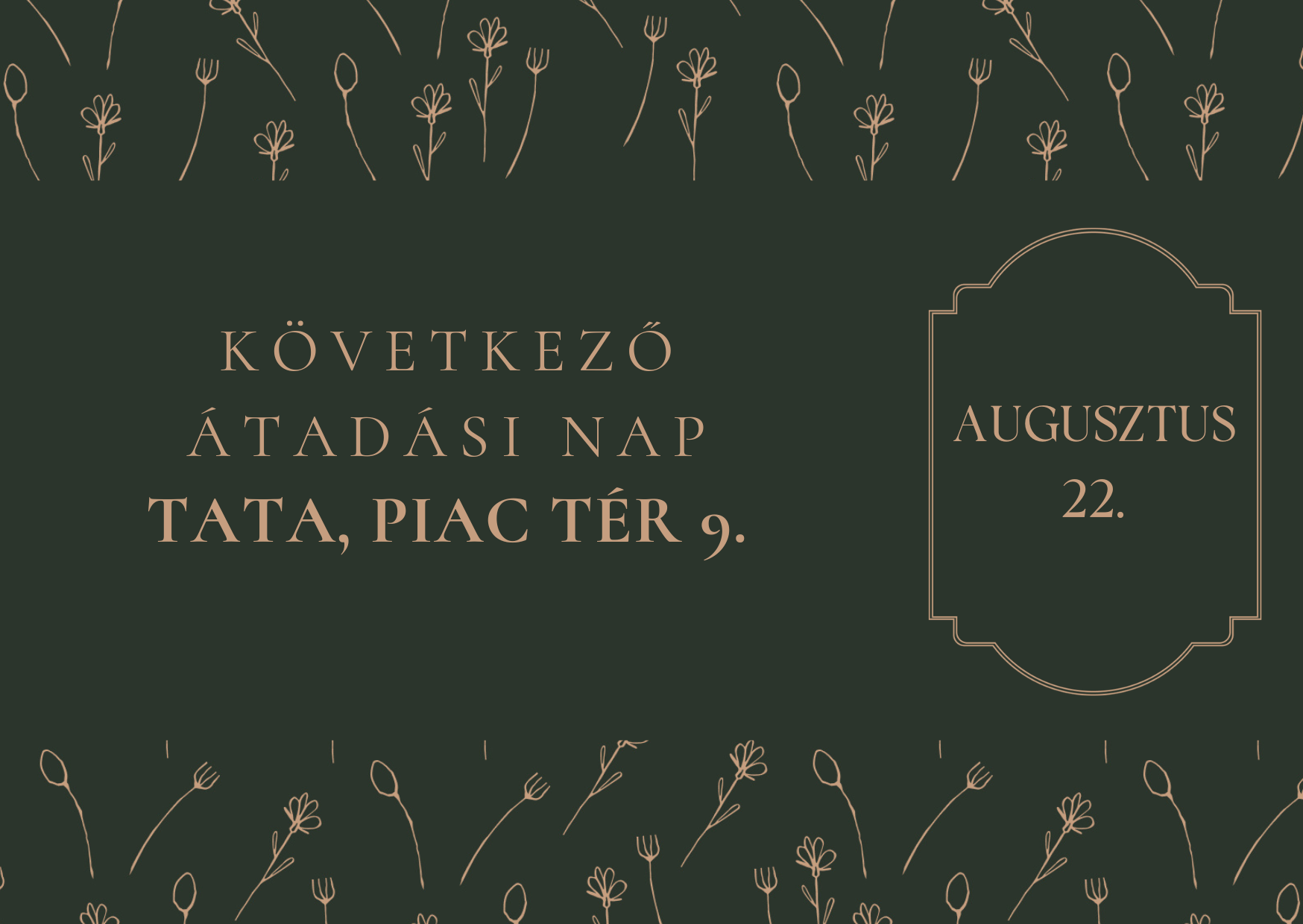 Következő átadási nap