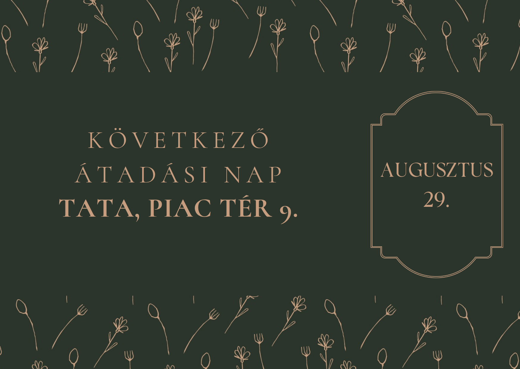 Következő átadási nap