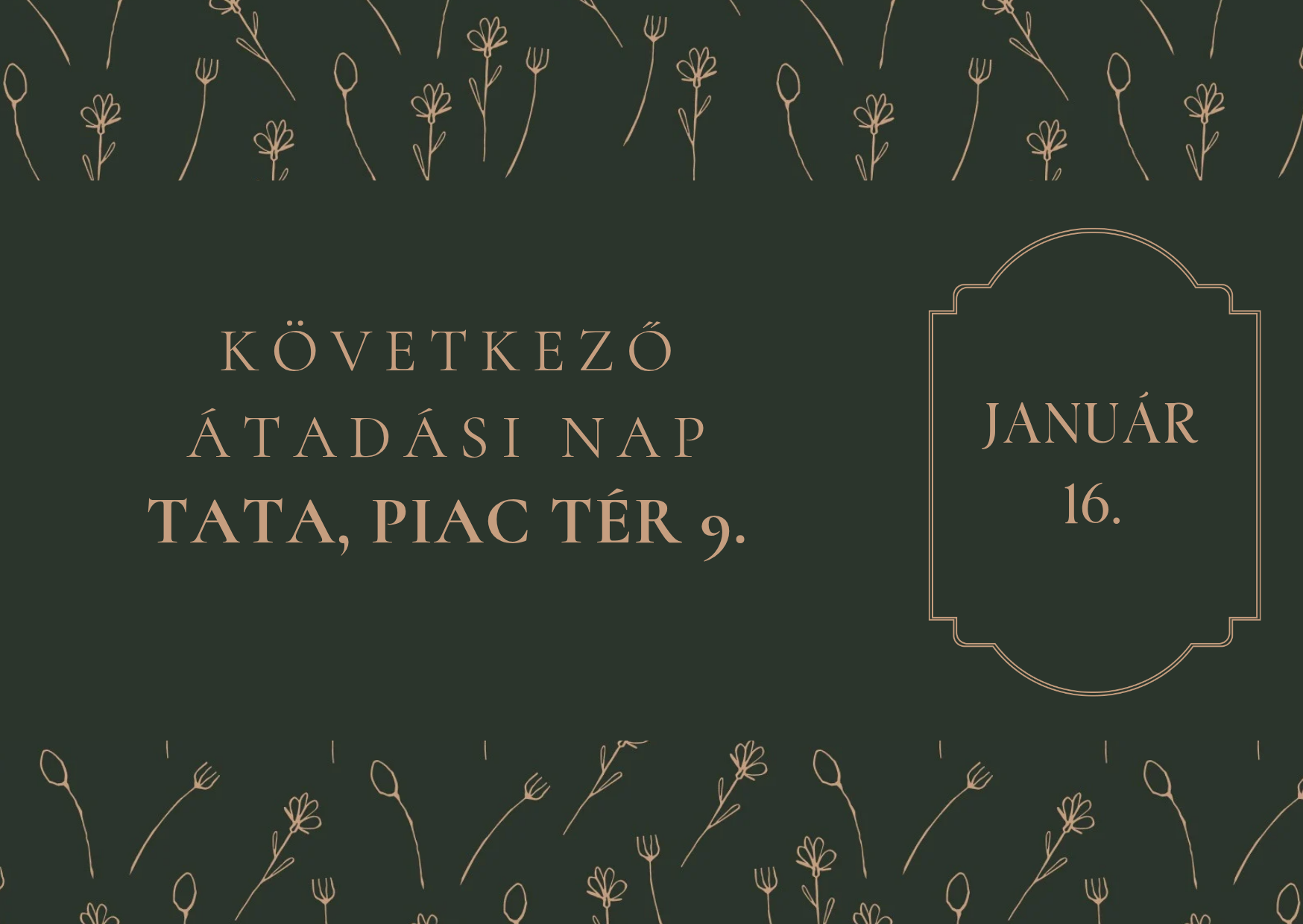 Következő átadási nap