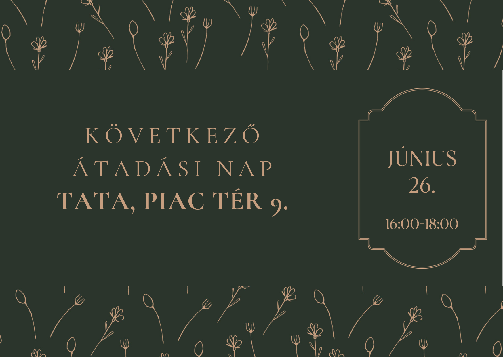 Következő átadási nap