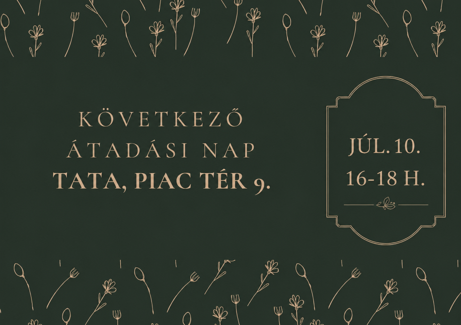 Következő átadási nap