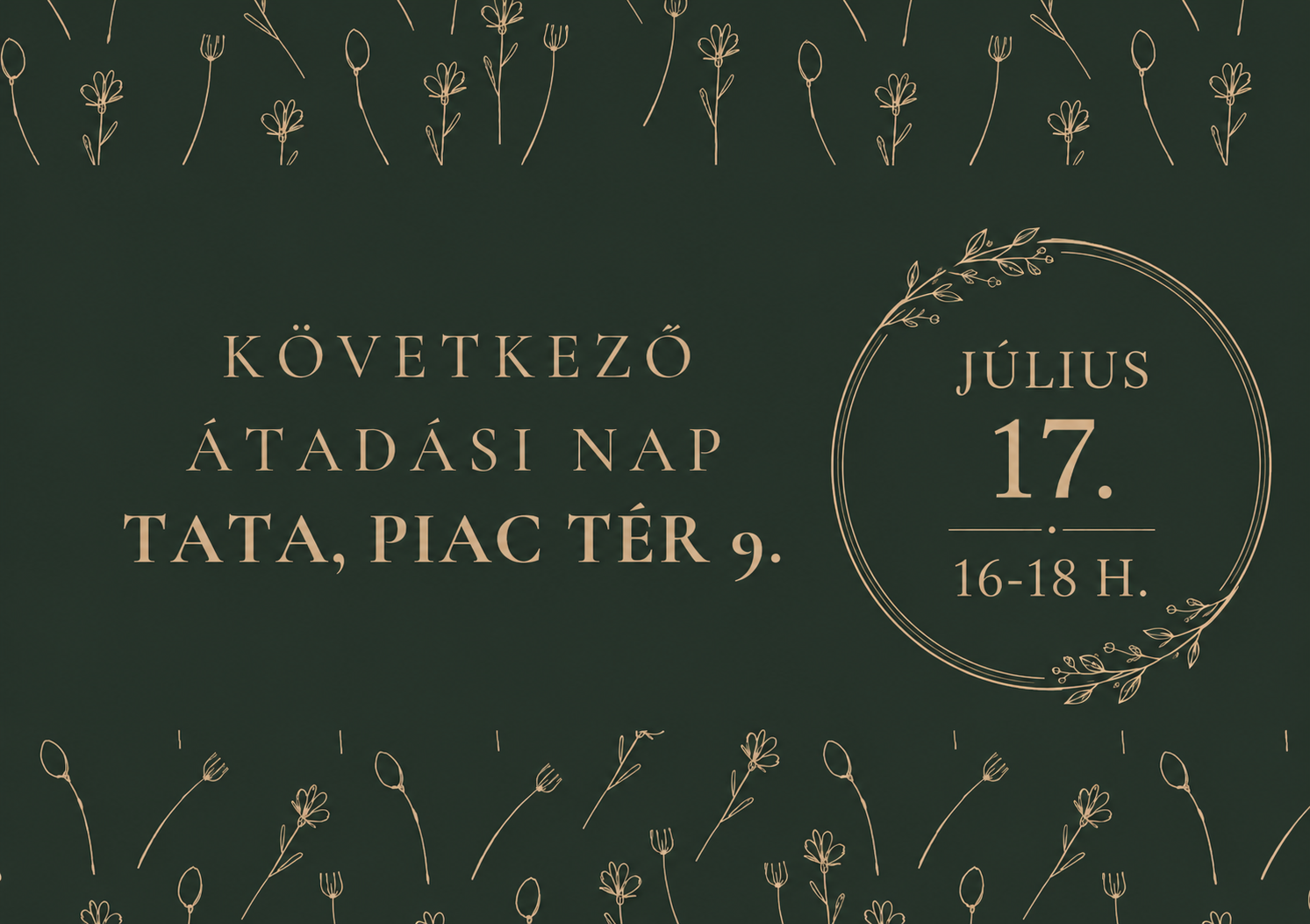 Következő átadási nap