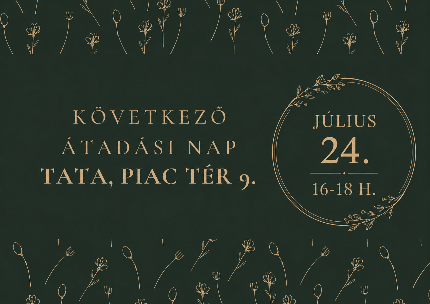 Következő átadási nap