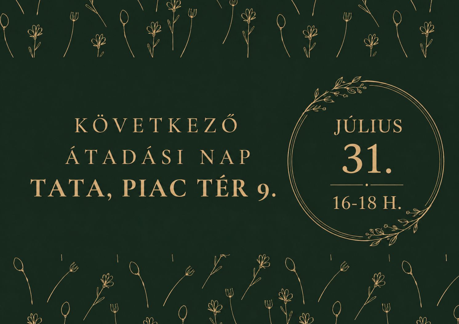 Következő átadási nap