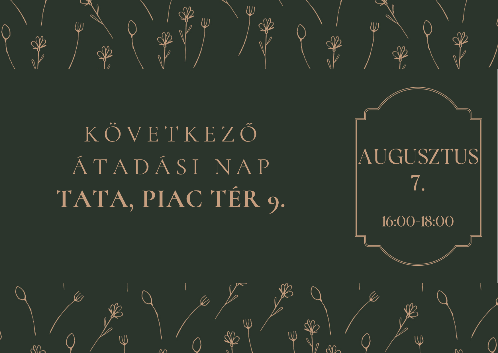 Következő átadási nap