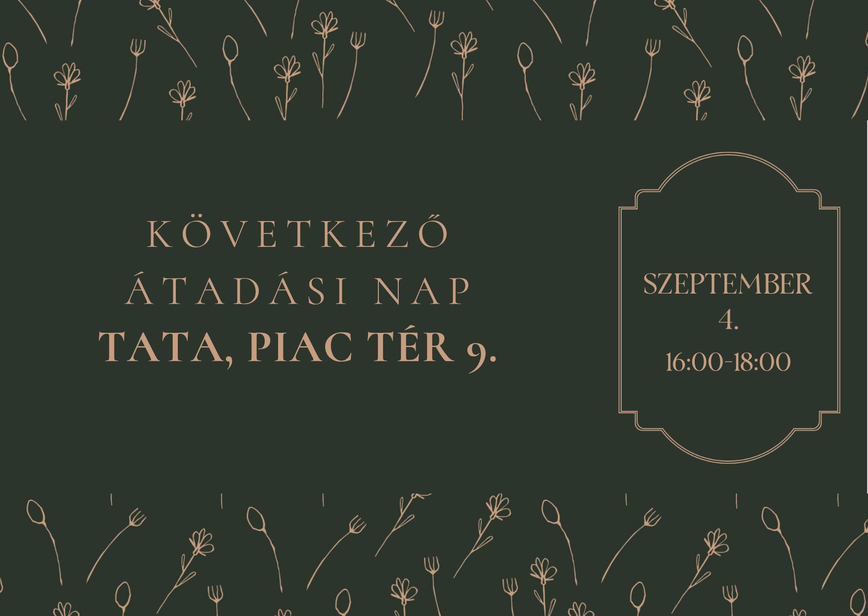 Következő átadási nap