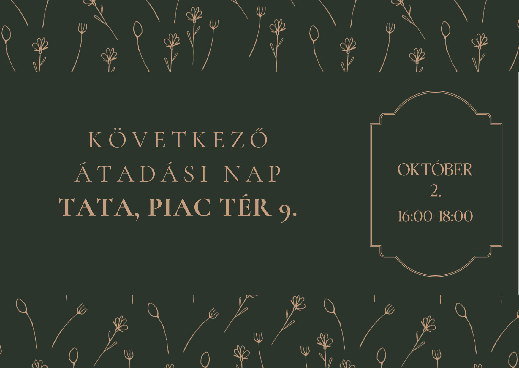 Következő átadási nap