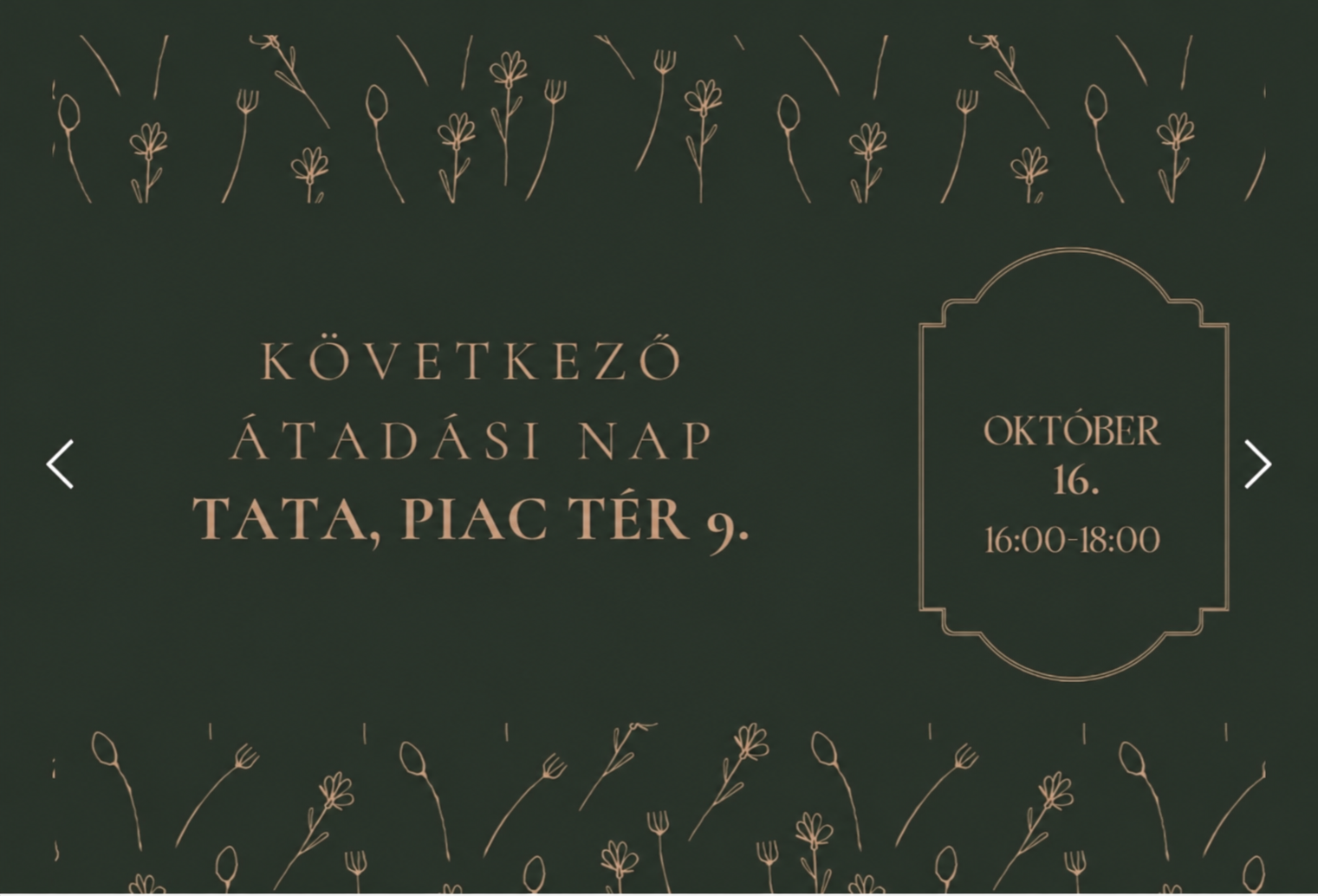 Következő átadási nap